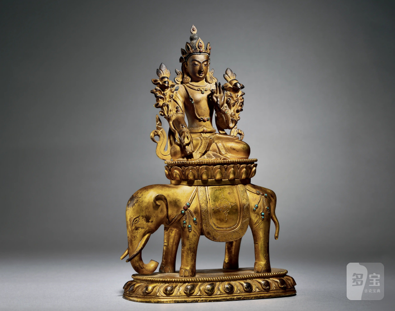 清乾隆（1736-1795年）普贤菩萨像
